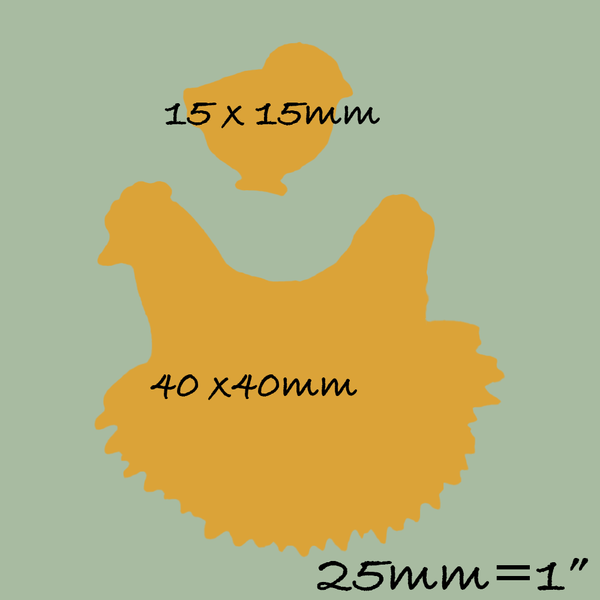 Mother Hen, Chicken with Chick Silicone Mould