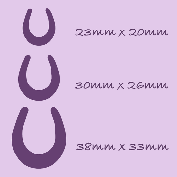 Graduated Horseshoes, Horse Shoes Silicone Mould